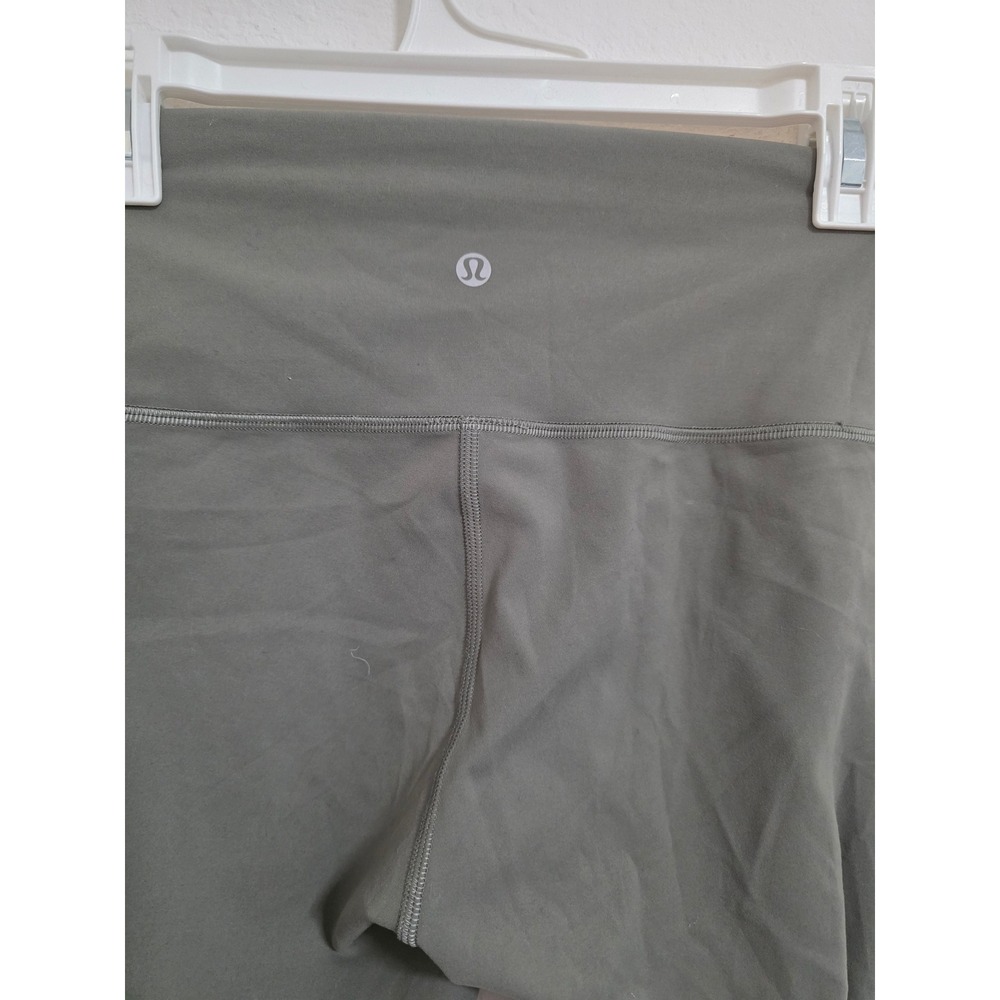 Lululemon Wunder Under High Rise Leggings Olive Green Luxtreme Size 6 - Picture 4 of 6